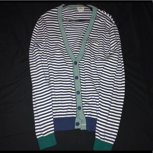Lacoste Live Striped Cardigan Size 4